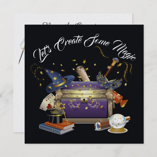 Revised Create Magic Invitation (Front/Back)