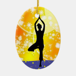 Revised Fitness! Yoga - Tree - SRF Ceramic Tree Decoration