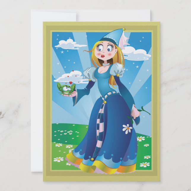 Revised Princess and Frog Invitation - SRF (Front)