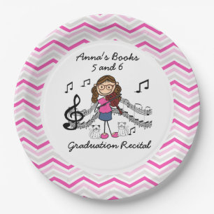 REVISED Stick Figure Violin Player Paper Plates