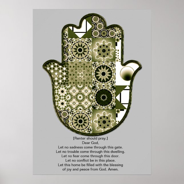 Revisited Khamsa Hand Poster Design 2 Renter (Front)