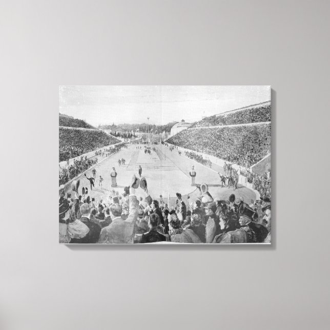 Revival of the Olympic Games in Athens Canvas Print (Front)