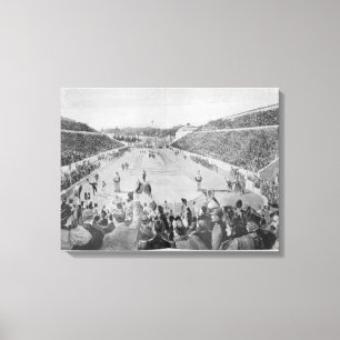 Revival of the Olympic Games in Athens Canvas Print