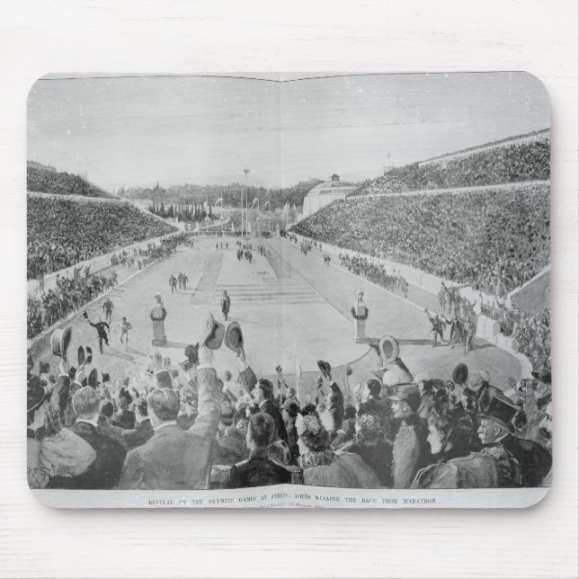 Revival of the Olympic Games in Athens Mouse Mat (Front)