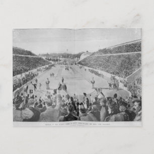 Revival of the Olympic Games in Athens Postcard