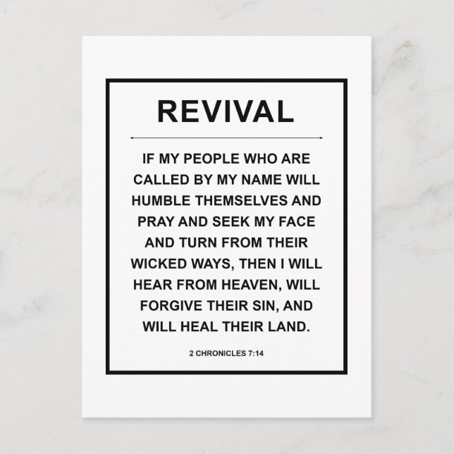Revival Postcard (Front)