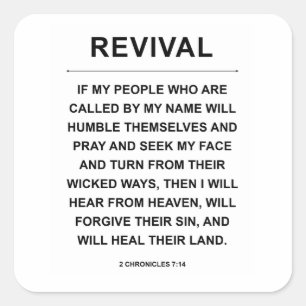 Revival Square Sticker