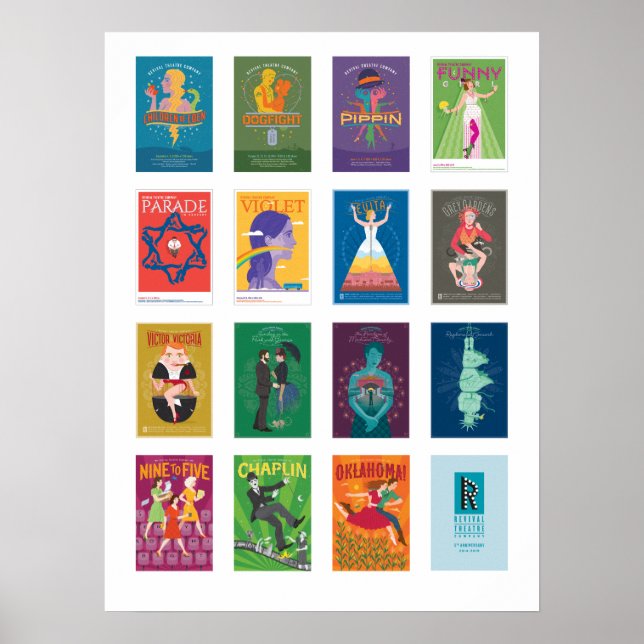 Revival Theatre Company Five Seasons Artwork Poster (Front)