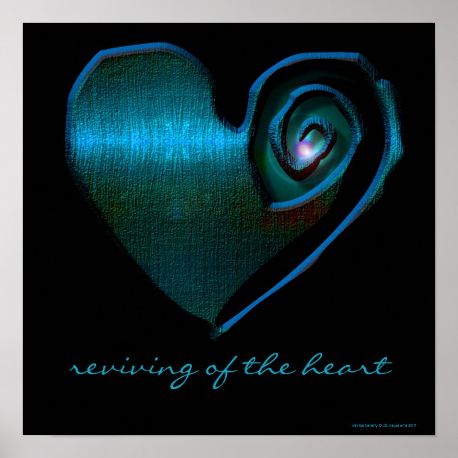 reviving of the heart original digital artwork poster (Front)