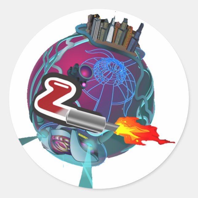 Revnjenz Planet Sticker (Front)