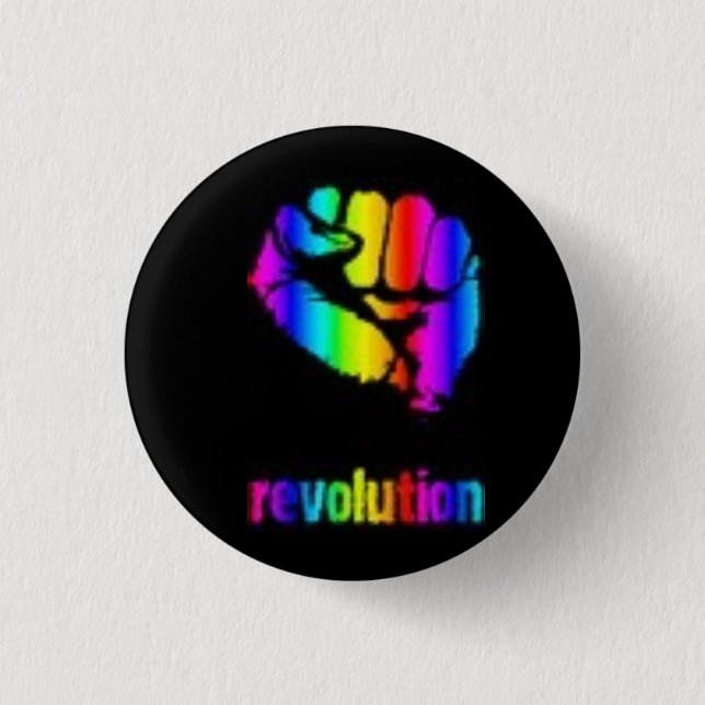 Revo Rainbow Button/Phoenix 3 Cm Round Badge (Front)