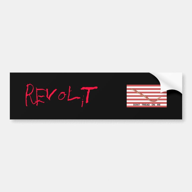 Revolt Bumper Sticker (Front)