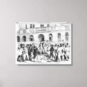 Revolt in Vienna Canvas Print