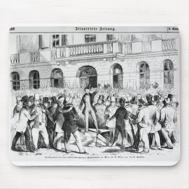 Revolt in Vienna Mouse Mat (Front)