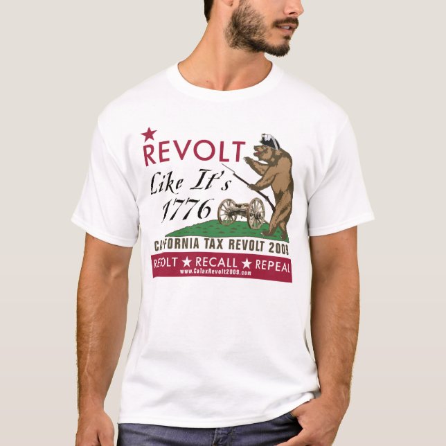 Revolt Like 1776 - Recall Benedict Arnold T-Shirt (Front)