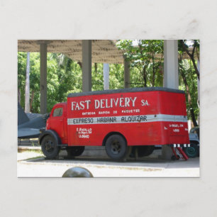 revolución delivery postcard