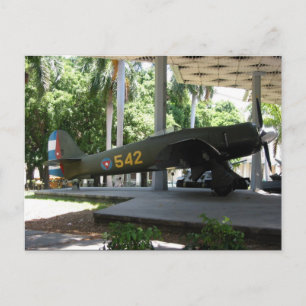 revolución plane postcard