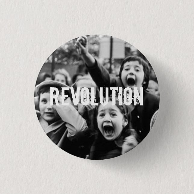 Revolution! 3 Cm Round Badge (Front)