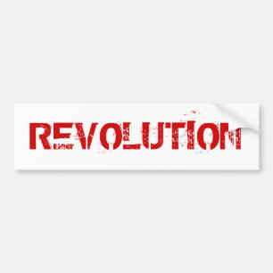 REVOLUTION BUMPER STICKER