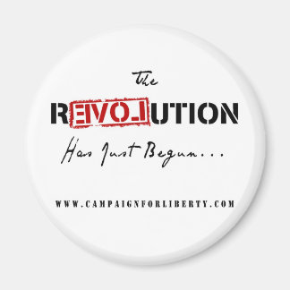 Revolution Button Magnet