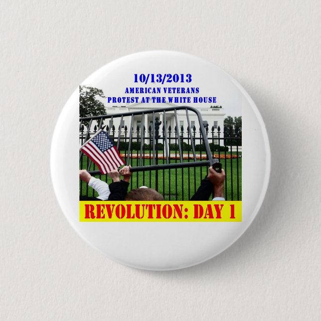 REVOLUTION: DAY 1 6 CM ROUND BADGE (Front)