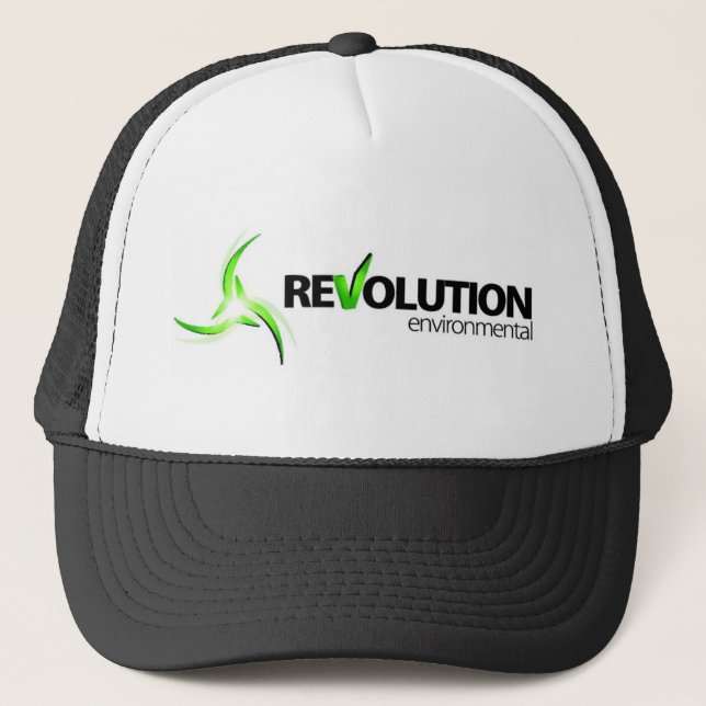 Revolution Environmental Base Logo Trucker Hat (Front)