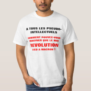 REVOLUTION et MACRON ?? t-shirt