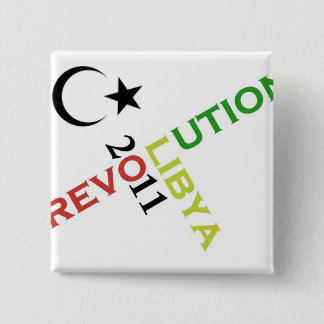 revolution libya 2011 15 cm square badge