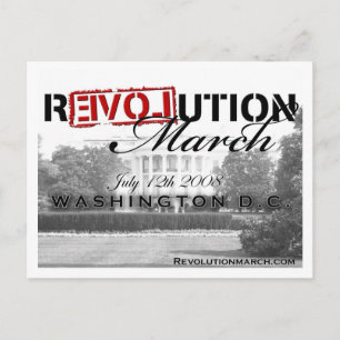 Revolution March postcard! Postcard