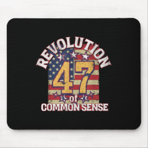 Revolution Of Common Sense Trump 47 President Mouse Mat