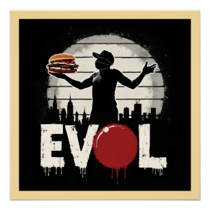 Revolution Sandwich – Bold Street Art Graphic Poster