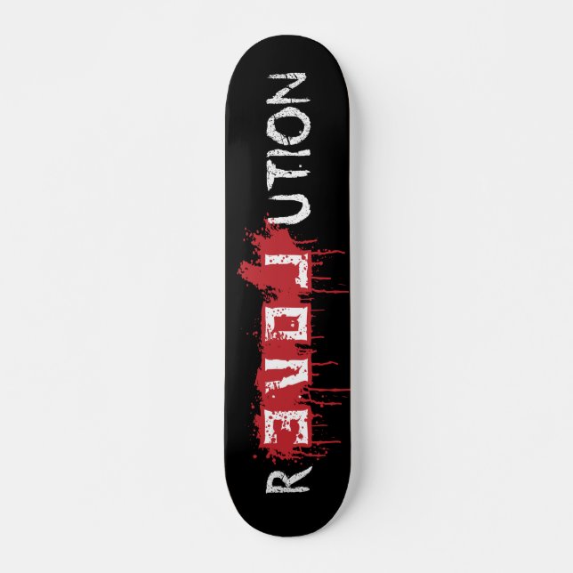 Revolution Skateboard Deck Design (Front)