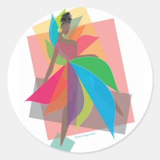 Revolutionary Love Classic Round Sticker