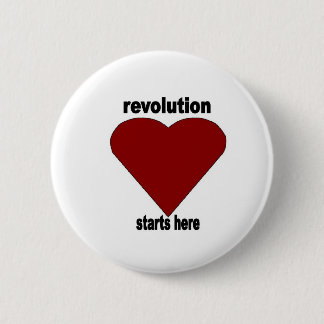Revolutionary Passion 6 Cm Round Badge