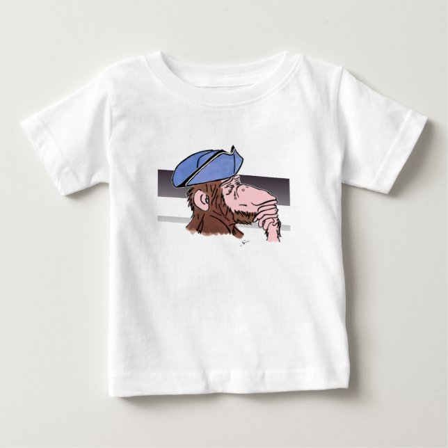 Revolutionary Thinking Monkey toddler  Baby T-Shirt (Front)