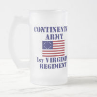 Revolutionary War 1st Virginia Regiment Glass