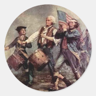 Revolutionary War Classic Round Sticker