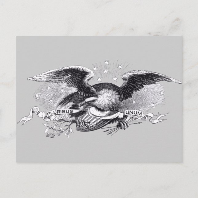 Revolutionary War Eagle Postcard (Front)