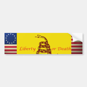 revolutionary-war-flag, revolutionary-war-flag,... bumper sticker