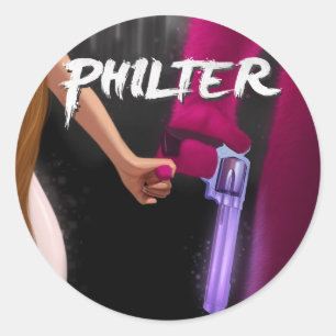 "Revolver" 20 small stickers