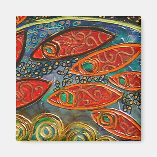 revolving door (painting) magnet 3 (Front)