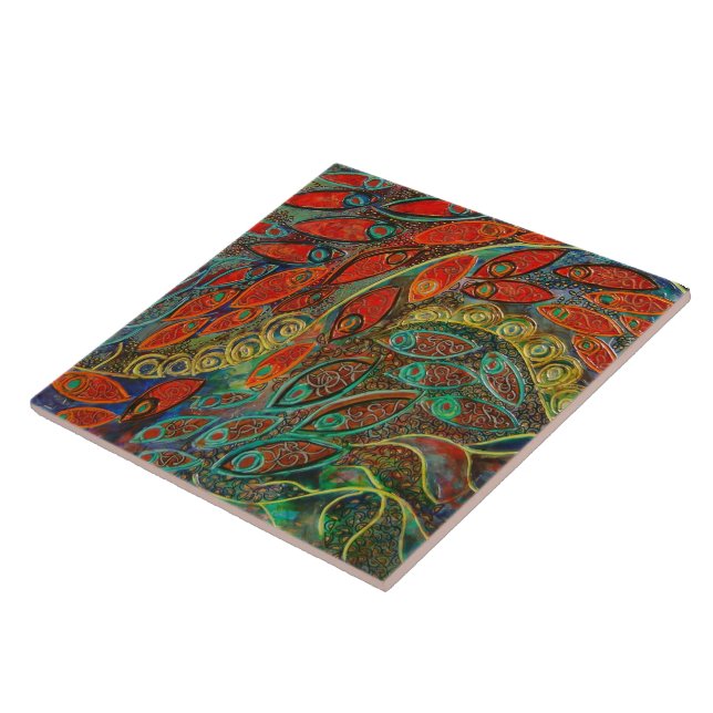 "Revolving Door" (painting) Tile (Side)