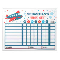 Reward Chart Aeroplane Personalised Chore Chart