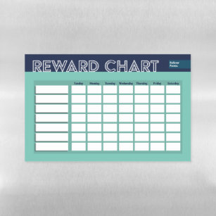 Reward Chart (Blue) Magnetic Dry Erase Sheet