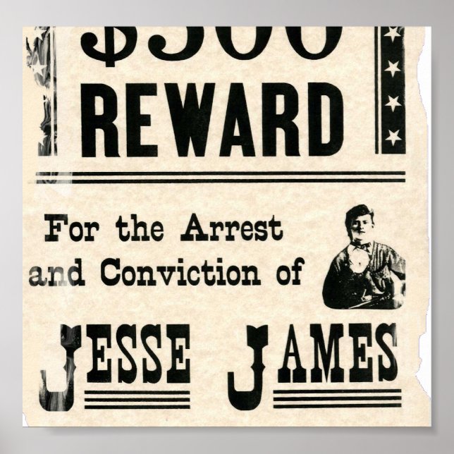 Reward for Jesse James Poster (Front)