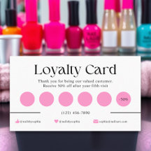 Reward Program for Nail Technicians Nail Salon