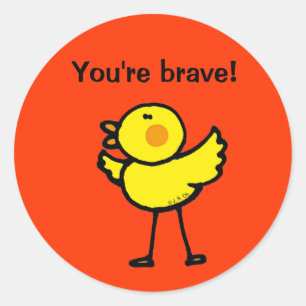 Reward sticker (You're brave!)