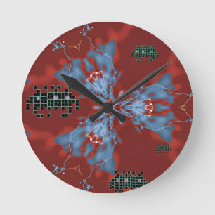 Rewind Round Clock