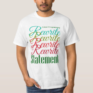 Rewrite Statement in Cobol Programming  T-Shirt