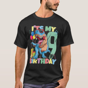 Rex 9Th Birthday Boy Girl 9 Years 2013 Dinosaur T-Shirt